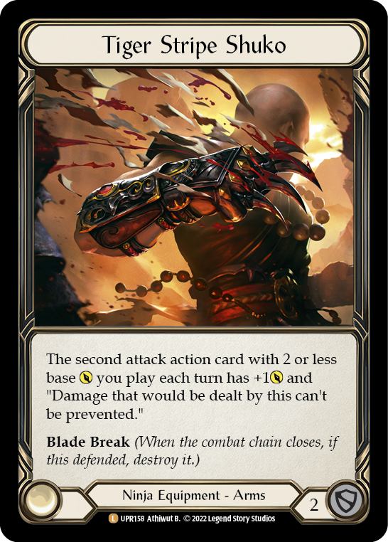 Tiger Stripe Shuko UPR158 (Uprising)  - Rainbow Foil
