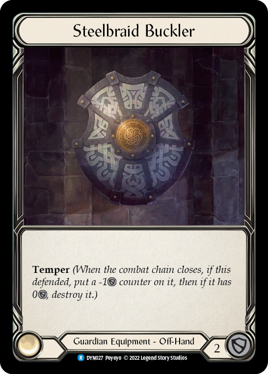 Steelbraid Buckler DYN027 (Dynasty)  - Cold Foil