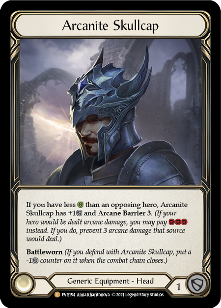 Arcanite Skullcap EVR154 (Everfest)  - 1st Edition Normal