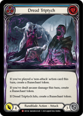 Dread Triptych CRU142 (Crucible of War)  - 1st Edition Rainbow Foil