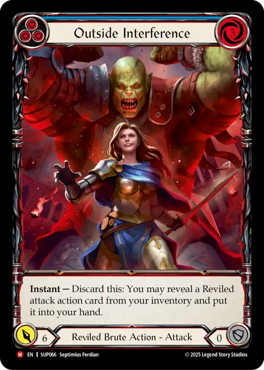 Outside Interference Extended Art SUP066 (Super Slam)  - Cold Foil