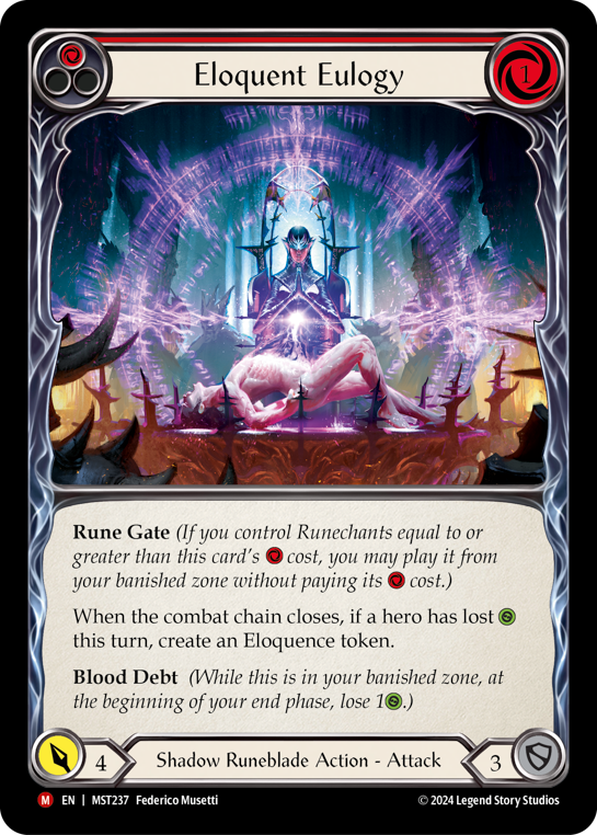 Eloquent Eulogy MST237 (Part the Mistveil) 