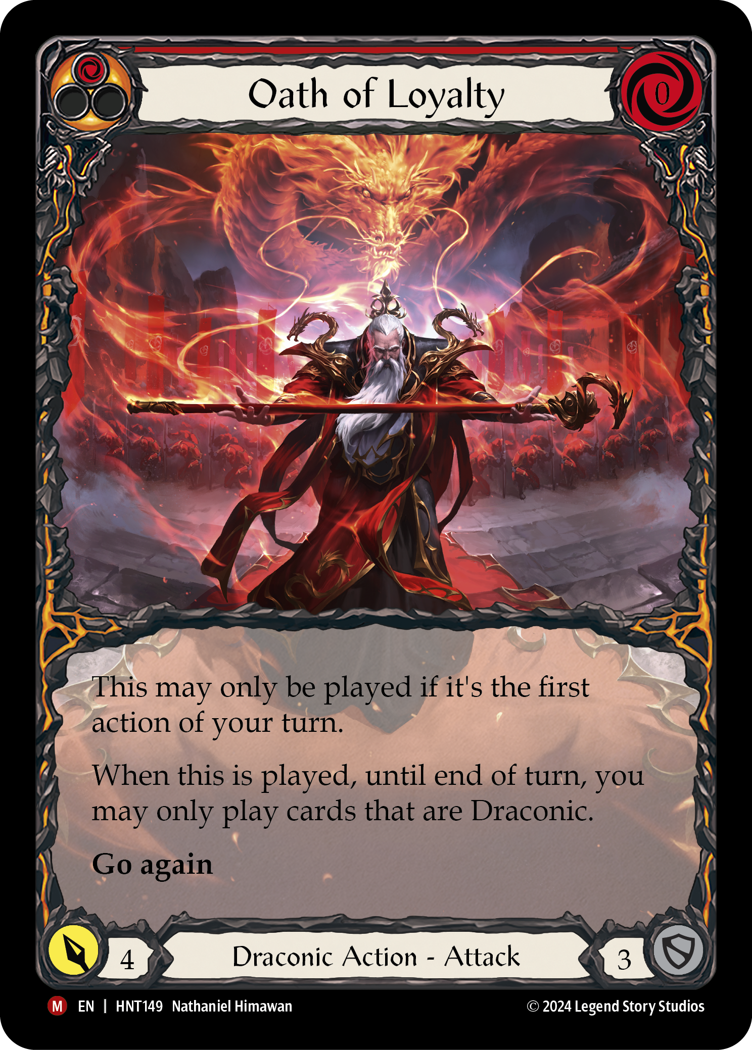 Oath of Loyalty (Extended Art) HNT149 (The Hunted)  - Rainbow Foil