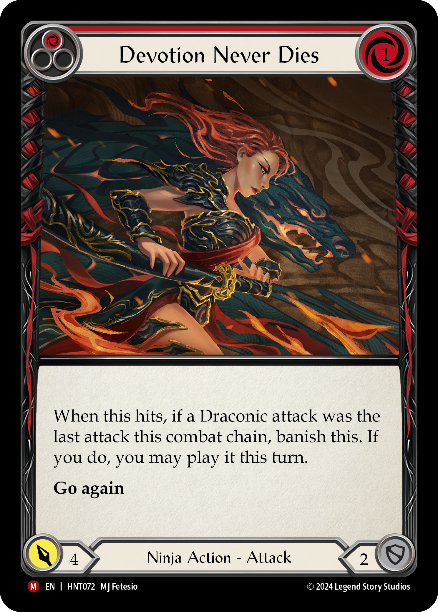 Devotion Never Dies HNT072 (The Hunted)  - Rainbow Foil