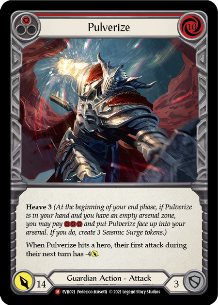 Pulverize EVR021 (Everfest)  - 1st Edition Rainbow Foil