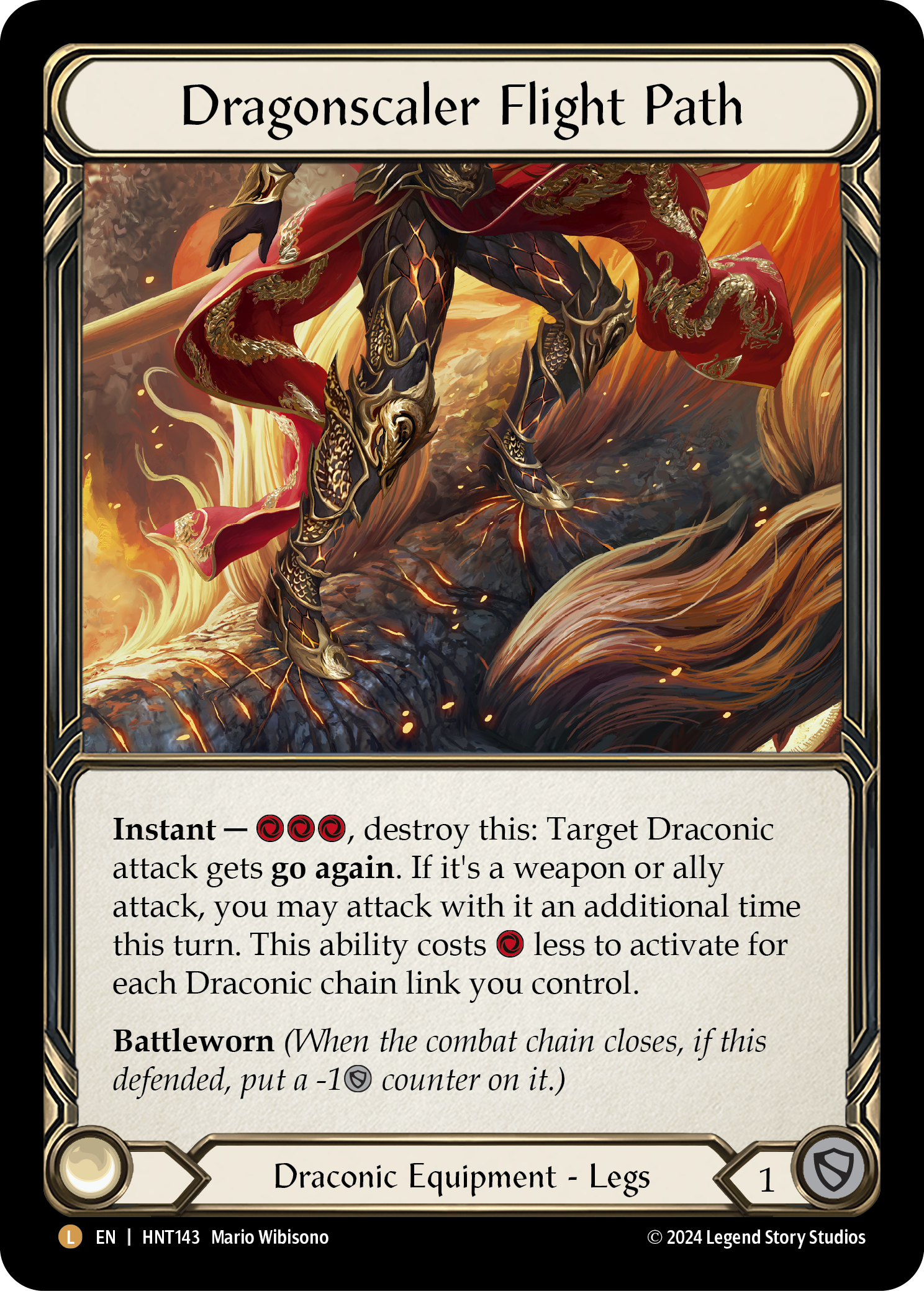 Dragonscaler Flight Path HNT143 (The Hunted)  - Rainbow Foil