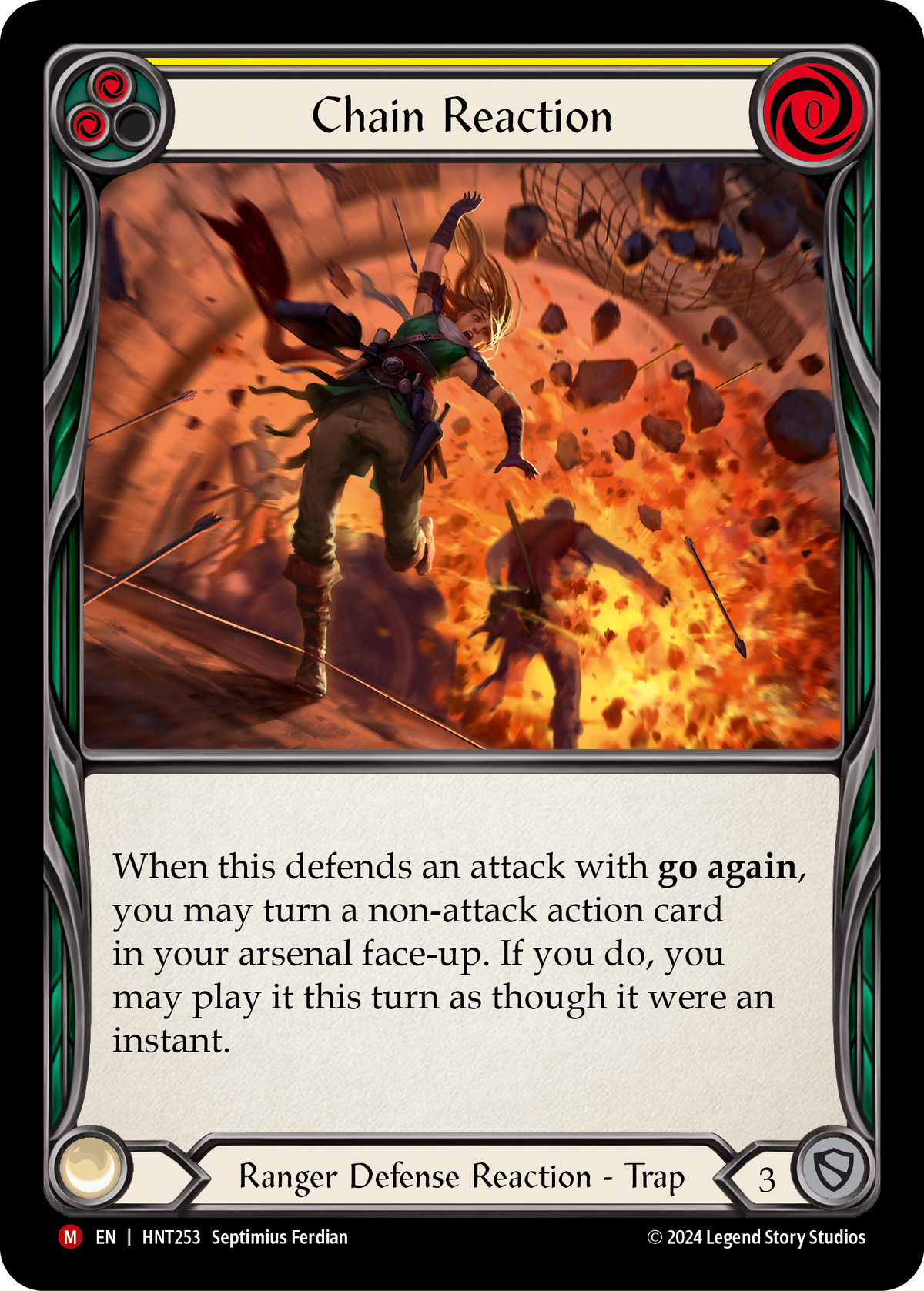 Chain Reaction HNT253 (The Hunted)  - Rainbow Foil