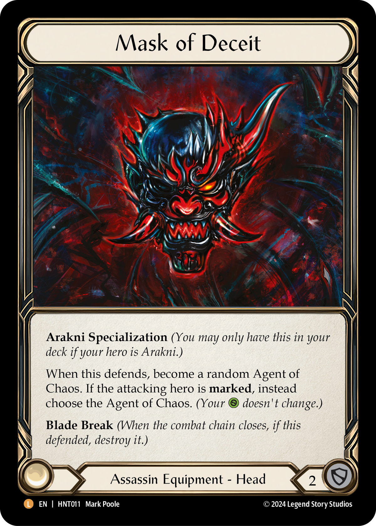 Mask of Deceit HNT011 (The Hunted)  - Rainbow Foil