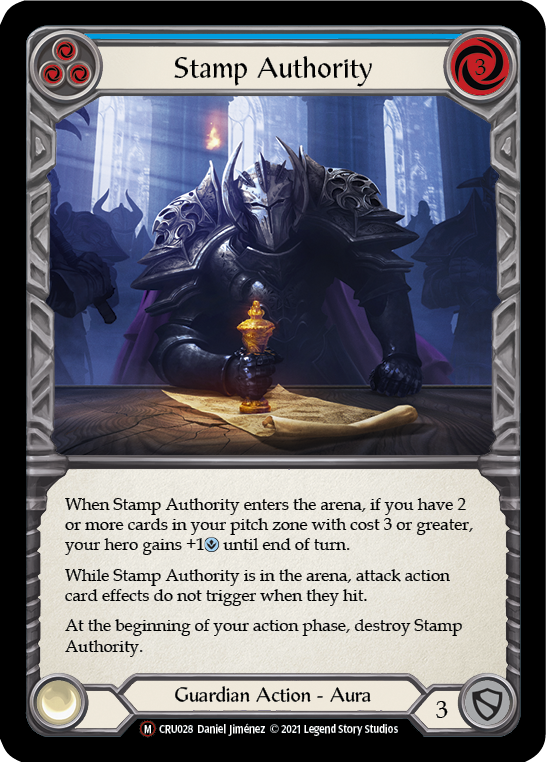 Stamp Authority CRU028 (Crucible of War)  - Unlimited Edition Normal