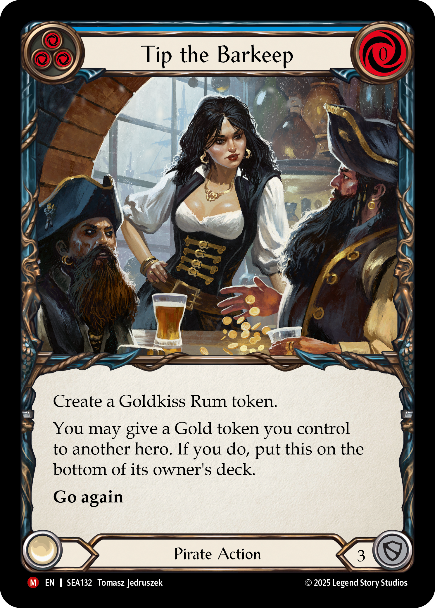 Tip the Barkeep SEA132 (High Seas)  - Rainbow Foil