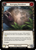 Barraging Beatdown WTR017 (Welcome to Rathe)  - 1st Edition Rainbow Foil