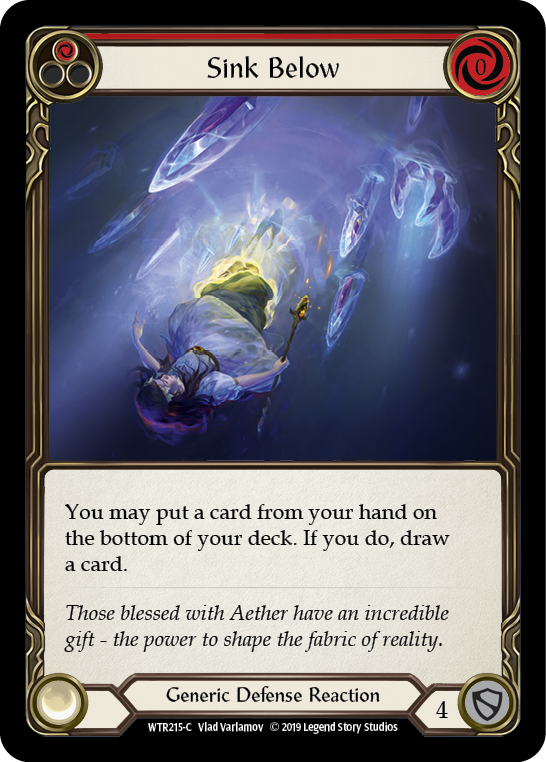 Sink Below WTR215 (Welcome to Rathe)  - 1st Edition Rainbow Foil