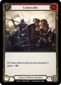 Unmovable WTR212 (Welcome to Rathe)  - 1st Edition Normal