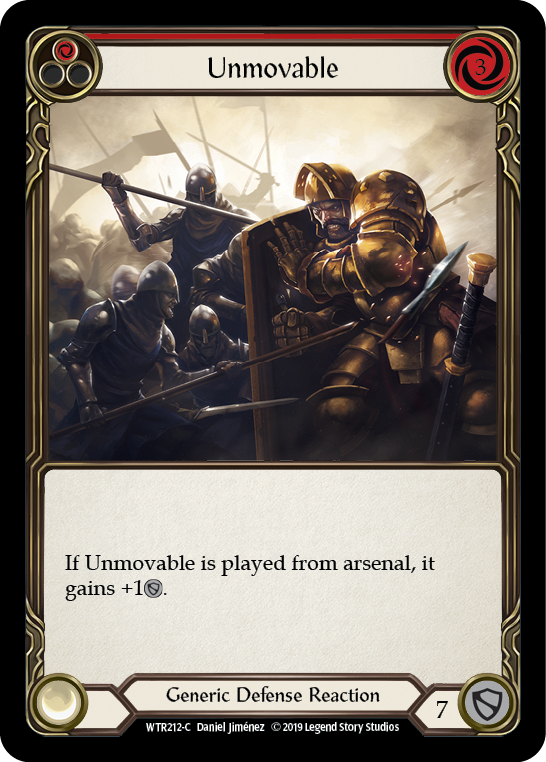 Unmovable WTR212 (Welcome to Rathe)  - 1st Edition Normal