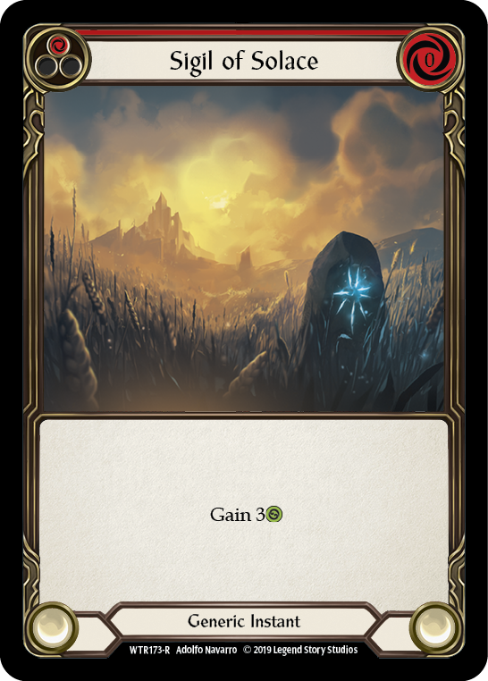 Sigil of Solace WTR173 (Welcome to Rathe)  - 1st Edition Normal