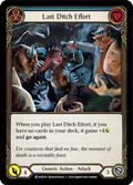 Last Ditch Effort WTR161 (Welcome to Rathe)  - Unlimited Edition Rainbow Foil
