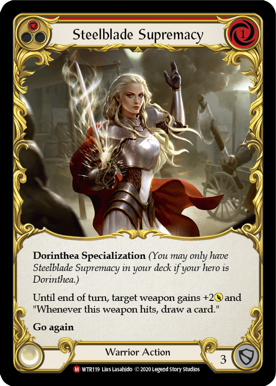 Steelblade Supremacy WTR119 (Welcome to Rathe)  - Unlimited Edition Normal