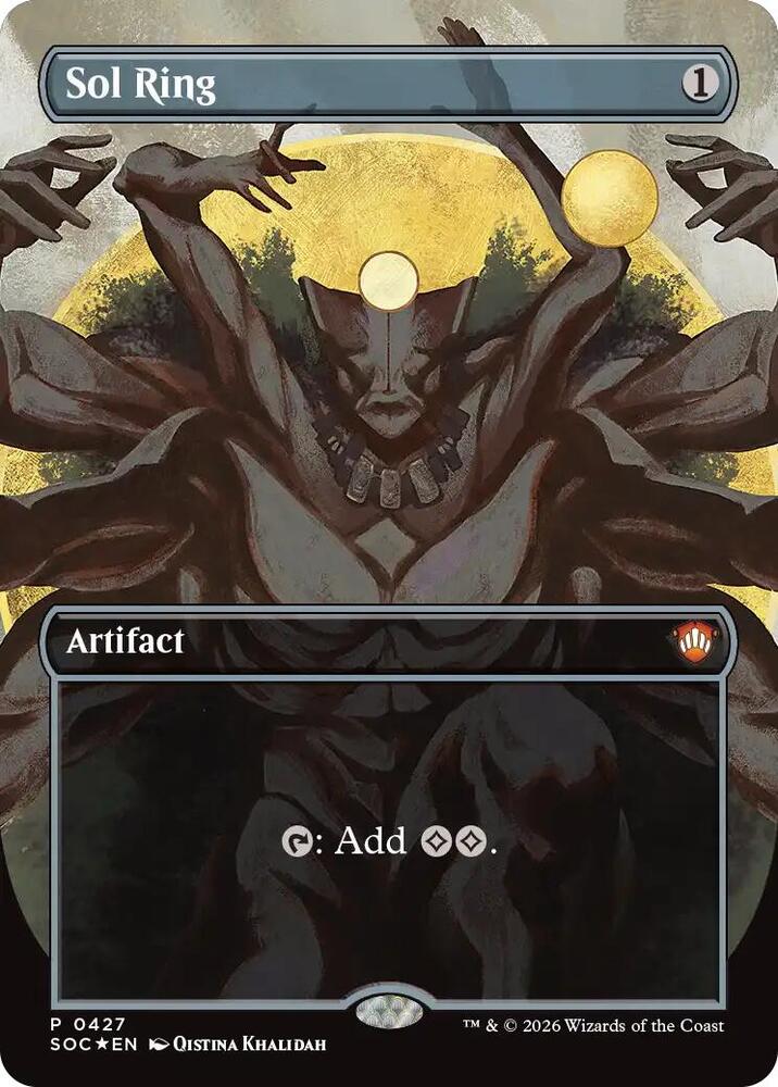 Sol Ring Borderless 427 (Commander: Secrets of Strixhaven)  - Foil