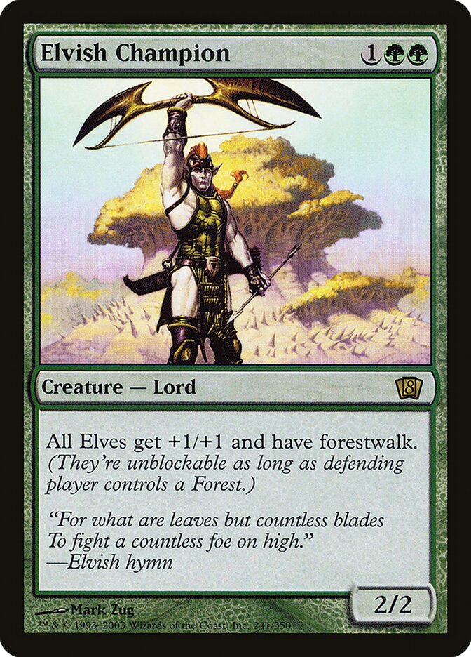 Elvish Champion 241/350 (8th Edition)  - Foil