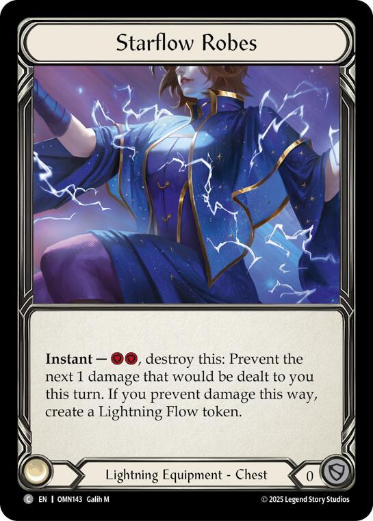 Starflow Robes OMN143 (Omens of the Third Age)  - Cold Foil