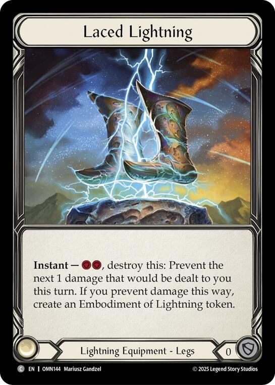 Laced Lightning OMN144 (Omens of the Third Age)  - Cold Foil