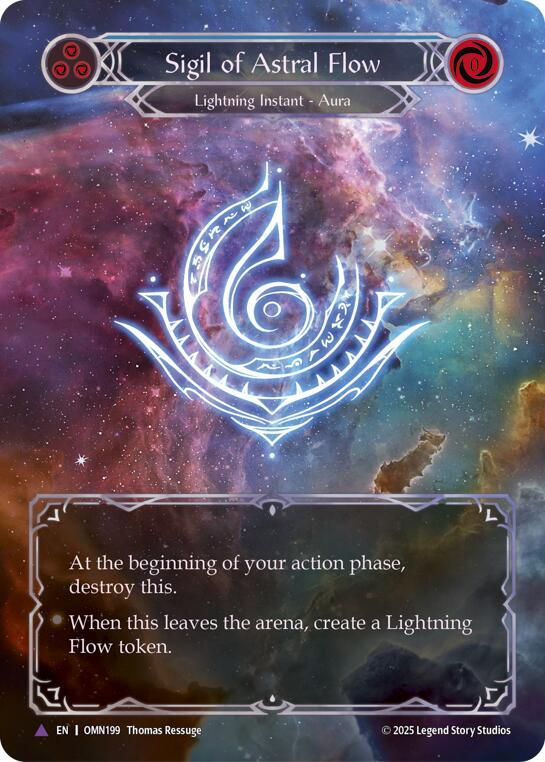 Sigil Of Astral Flow OMN199 (Omens of the Third Age)  - Cold Foil