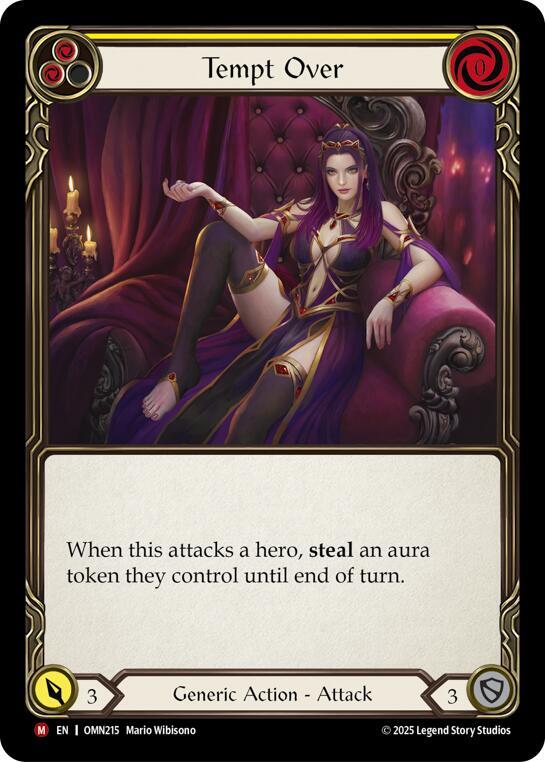 Tempt Over OMN215 (Omens of the Third Age)  - Rainbow Foil