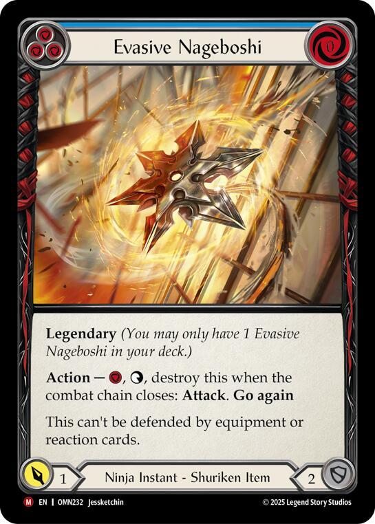 Evasive Nageboshi OMN232 (Omens of the Third Age) 
