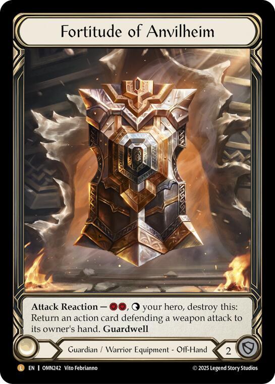 Fortitude Of Anvilheim OMN242 (Omens of the Third Age)  - Rainbow Foil