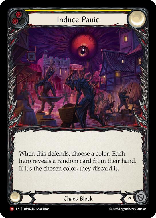 Induce Panic OMN246 (Omens of the Third Age) 