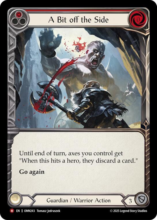 A Bit Off The Side Red OMN243 (Omens of the Third Age) 