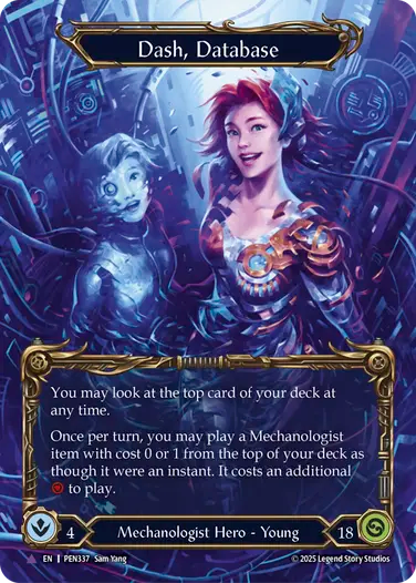 Dash, Database PEN337 (Compendium of Rathe)  - Cold Foil