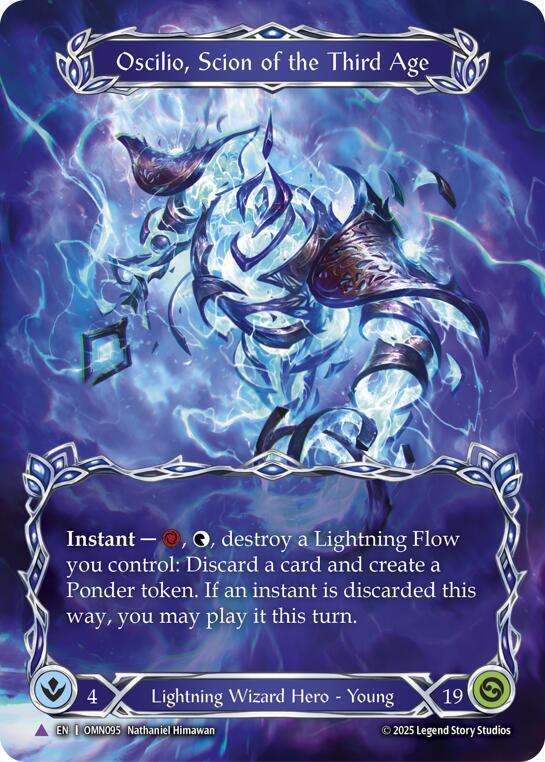Oscilio, Scion Of The Third Age OMN095 (Omens of the Third Age)  - Cold Foil
