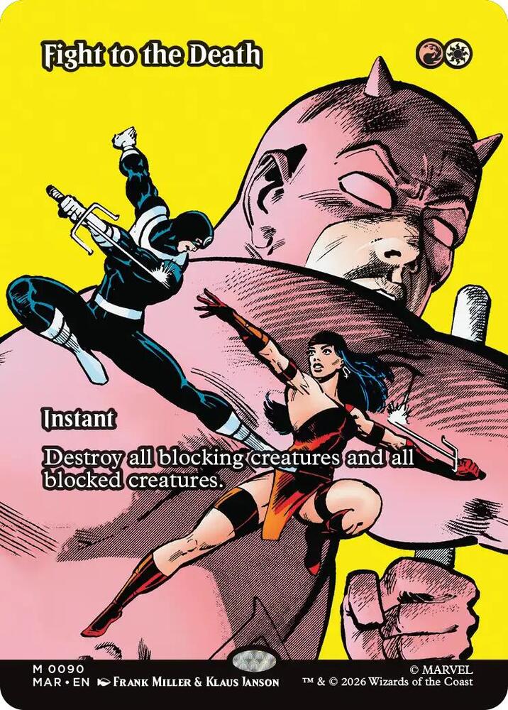 Fight to the Death 90 (Marvel Universe Eternal-Legal)  - Borderless Foil