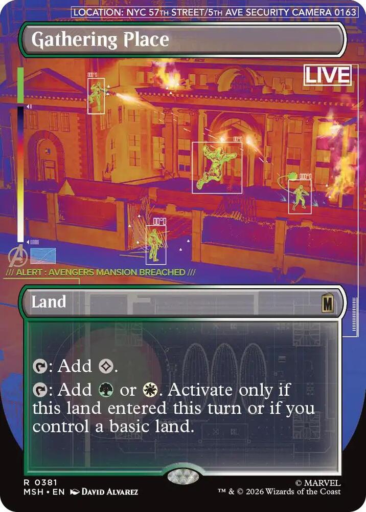 Gathering Place 381 (Marvel Super Heroes)  - Borderless Foil