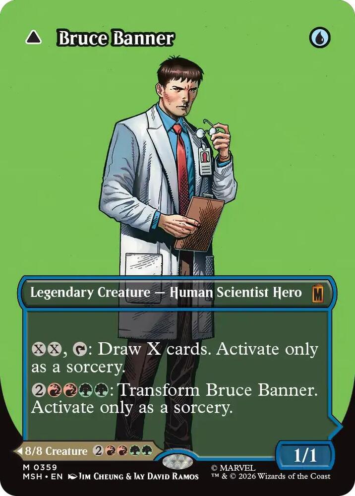 Bruce Banner Borderless 0359 359 (Marvel Super Heroes)  - Borderless