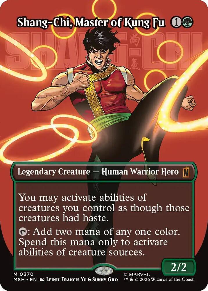 Shang-Chi, Master of Kung Fu 370 (Marvel Super Heroes)  - Borderless Foil