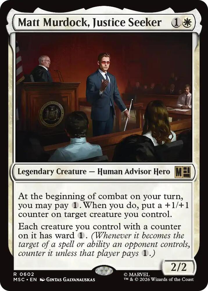 Matt Murdock, Justice Seeker 602 (Commander: Marvel Super Heroes) 