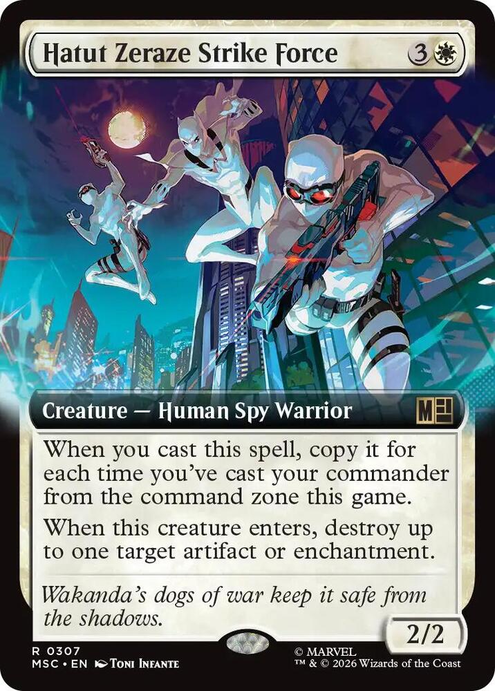 Hatut Zeraze Strike Force 307 (Commander: Marvel Super Heroes)  - Extended Art