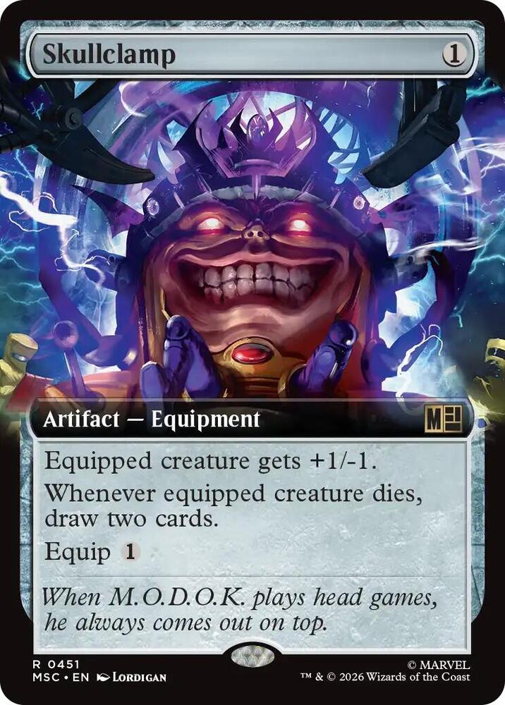Skullclamp 451 (Commander: Marvel Super Heroes)  - Extended Art