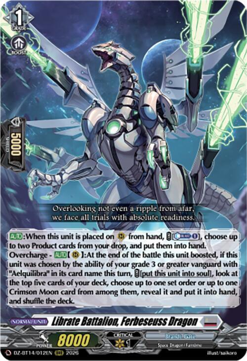 Librate Battalion Ferbeseuss Dragon DZ-BT14/012EN (DZ-BT14: Envoys of the Crimson Moon) 