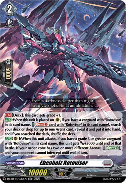 Ebenholz Rotovisor DZ-BT14/030EN (DZ-BT14: Envoys of the Crimson Moon) 