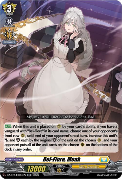 Bel Fiore Meak DZ-BT14/034EN (DZ-BT14: Envoys of the Crimson Moon) 