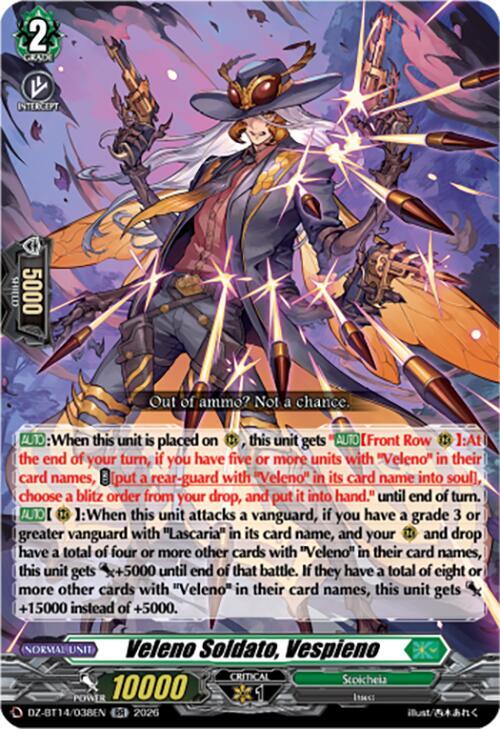 Veleno Soldato Vespieno DZ-BT14/038EN (DZ-BT14: Envoys of the Crimson Moon) 