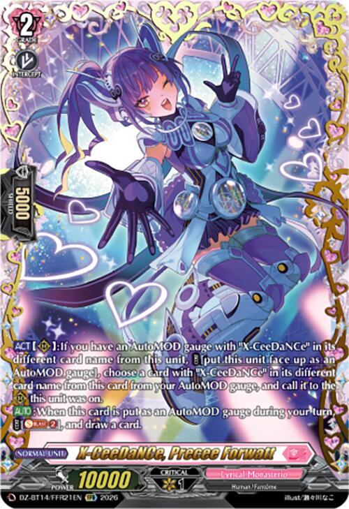 X CeeDaNCe Precee Forwatt FFR DZ-BT14/FFR21EN (DZ-BT14: Envoys of the Crimson Moon) 
