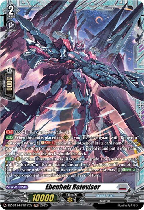 Ebenholz Rotovisor FR DZ-BT14/FR17EN (DZ-BT14: Envoys of the Crimson Moon) 