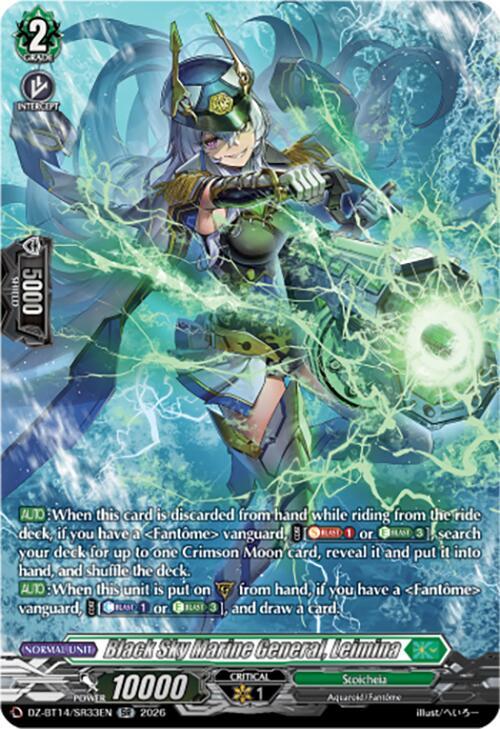 Black Sky Marine General Leimina SR DZ-BT14/SR33EN (DZ-BT14: Envoys of the Crimson Moon) 