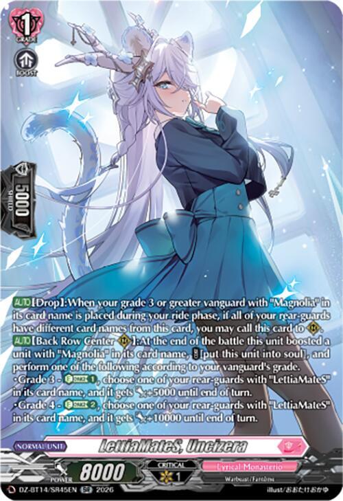 LettiaMateS Uncizera SR DZ-BT14/SR45EN (DZ-BT14: Envoys of the Crimson Moon) 