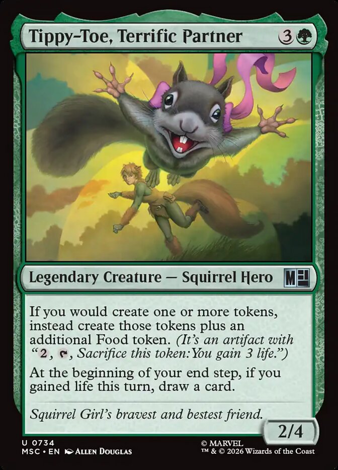 Tippy-Toe, Terrific Partner 734 (Commander: Marvel Super Heroes) 