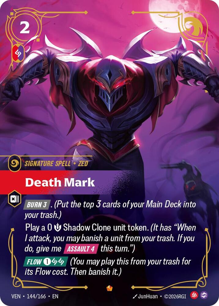 Death Mark 144/166 (Vendetta)  - Foil